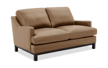 Langley Leather Loveseat