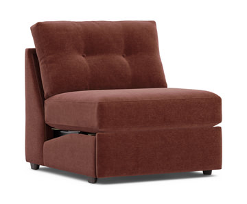 ModularOne Armless Power Recliner - Merlot
