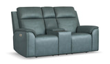 Vernon Power Loveseat With Console - Admiral thumbnail 2