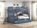 Atlantis Twin/Full Bunk With Ladder - Blue thumbnail 4