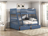 Atlantis Twin/Full Bunk With Ladder - Blue thumbnail 6