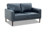 Prescott Leather Loveseat thumbnail 2