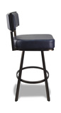 Zenith 30″ Navy Swivel Bar Stool thumbnail 3
