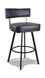 Zenith 30″ Navy Swivel Bar Stool thumbnail 1