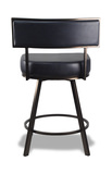 Zenith 24″ Navy Swivel Counter Stool thumbnail 4