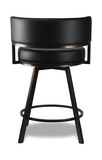Liam 24″ Black Swivel Counter Stool thumbnail 3