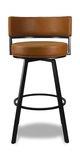 Liam 30″ Caramel Swivel Bar Stool thumbnail 2