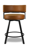 Liam 24″ Caramel Swivel Counter Stool thumbnail 2