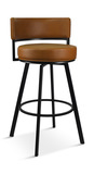 Liam 30″ Caramel Swivel Bar Stool thumbnail 1