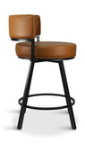 Liam 24″ Caramel Swivel Counter Stool thumbnail 3