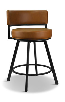 Liam 24″ Caramel Swivel Counter Stool