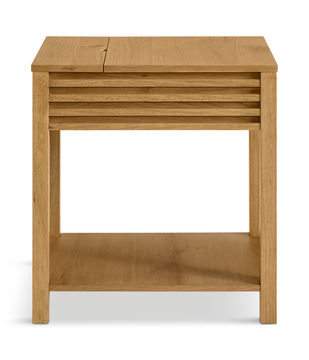 Celeste Chairside Table - Light Oak