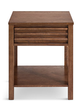 Celeste End Table - Brown Oak