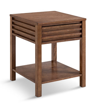 Celeste End Table - Brown Oak