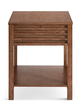 Celeste End Table - Brown Oak