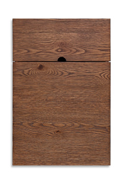 Celeste Chairside Table - Brown Oak