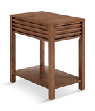 Celeste Chairside Table - Brown Oak thumbnail 1