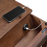 Celeste Chairside Table - Brown Oak thumbnail 7