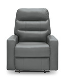 Kyler Power Leather Recliner thumbnail 2