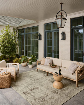 Saylor Ivory/Fog Area Rug - 5′0″ X 7′7″