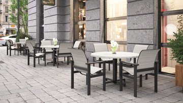 Elements Sling Low Back Dining Chair