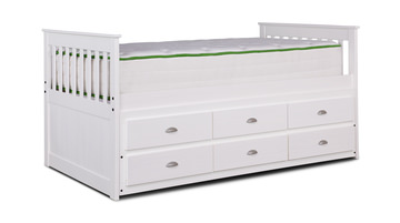Chanhassen Twin Captains Bed