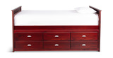 Chanhassen Twin Captains Bed - Cherry thumbnail 2