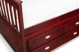 Chanhassen Twin Captains Bed - Cherry thumbnail 4