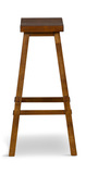 Medina 30″ Saddle Bar Stool - Tobacco thumbnail 4