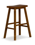 Medina 30″ Saddle Bar Stool - Tobacco thumbnail 5