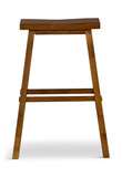 Medina 30″ Saddle Bar Stool - Tobacco thumbnail 3
