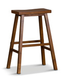 Medina 30″ Saddle Bar Stool - Tobacco thumbnail 2