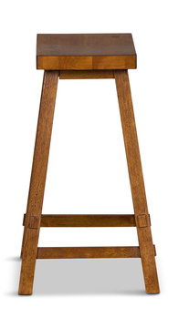 Medina 24″ Saddle Counter Stool - Tobacco