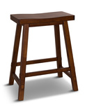 Medina 24″ Saddle Counter Stool - Tobacco thumbnail 5