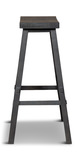 Medina 30″ Saddle Bar Stool - Slate thumbnail 3