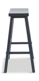 Medina 30″ Saddle Bar Stool - Navy thumbnail 3