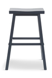 Medina 30″ Saddle Bar Stool - Navy thumbnail 2
