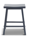 Medina 24″ Saddle Counter Stool - Navy thumbnail 2