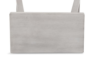 Medina 30″ Saddle Bar Stool - White