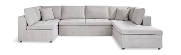Shay 3 Pc Sectional With Pop-Up Trundle With Left Chaise