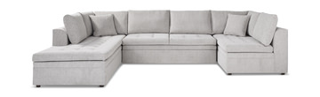 Shay 3 Pc Sectional With Pop-Up Trundle With Right Chaise