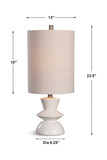 Stevens Bleached Wood Buffet Lamp thumbnail 5