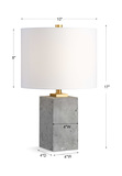 Drexel Concrete Block Lamp thumbnail 2