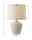 Rupture Aged Ivory Table Lamp thumbnail 4