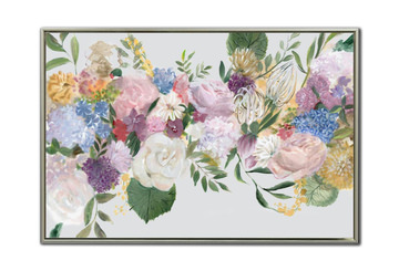 Enchanted Secret Garden Framed Canvas