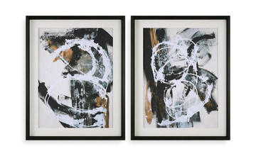 Winterland Abstract Prints Set/2
