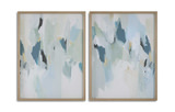 Seabreeze Abstract Framed Canvas Prints Set/2 thumbnail 1