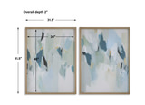 Seabreeze Abstract Framed Canvas Prints Set/2 thumbnail 3