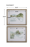 Serene Lake Framed Prints Set/2 thumbnail 3
