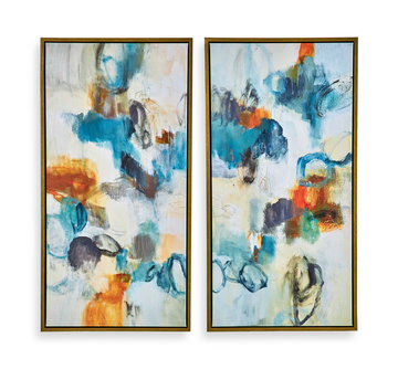 Casual Moments Framed Abstract Art Set/2